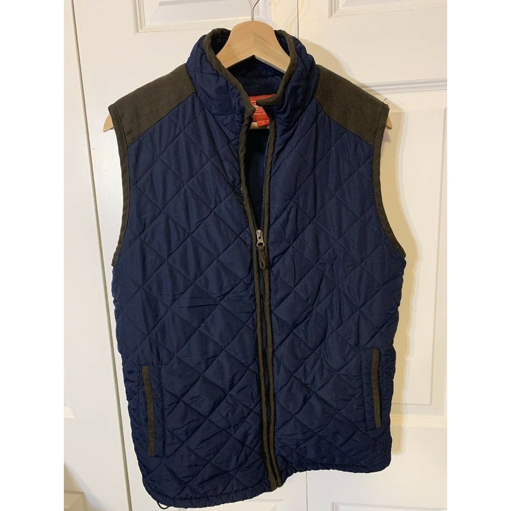 Coleman Men’s Sz S Vest Quilted Outdoor Camping Hiking Blue Jacket Sleeveless‎